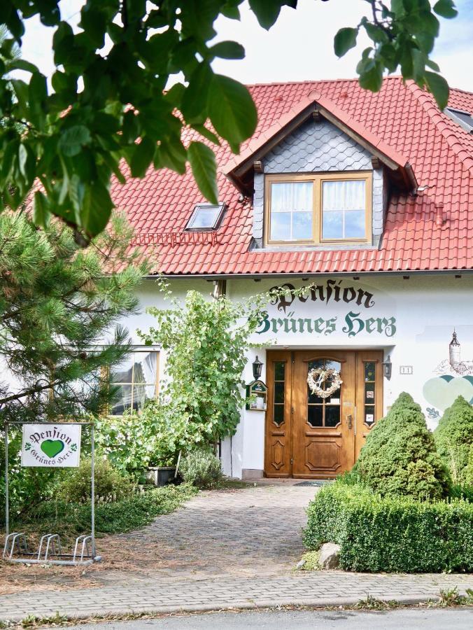 Pension Gruenes Herz Tonndorf Exteriör bild